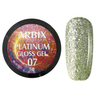 ByFashion.ru - Жидкая слюда для дизайна ногтей ARBIX Platinum Gel 07, 5 гр