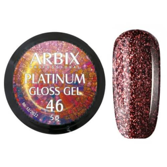 ByFashion.ru - Жидкая слюда для дизайна ногтей ARBIX Platinum Gel 046, 5 гр