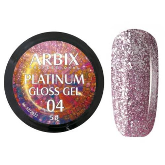 ByFashion.ru - Жидкая слюда для дизайна ногтей ARBIX Platinum Gel 04, 5 гр
