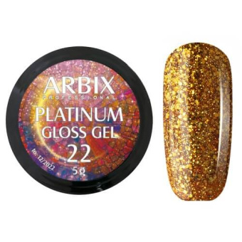 ByFashion.ru - Жидкая слюда для дизайна ногтей ARBIX Platinum Gel 022, 5 гр