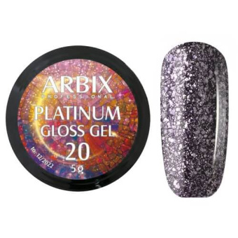 ByFashion.ru - Жидкая слюда для дизайна ногтей ARBIX Platinum Gel 020, 5 гр