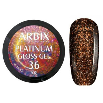 ByFashion.ru - Жидкая слюда для дизайна ногтей ARBIX Platinum Gel 036, 5 гр