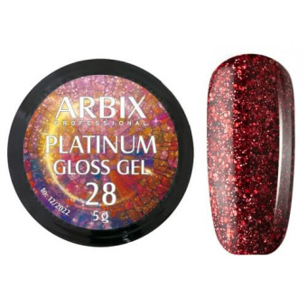 ByFashion.ru - Жидкая слюда для дизайна ногтей ARBIX Platinum Gel 028, 5 гр