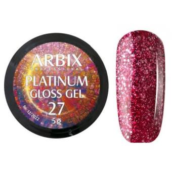 ByFashion.ru - Жидкая слюда для дизайна ногтей ARBIX Platinum Gel 027, 5 гр