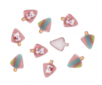 ByFashion.ru - Объемные фигурки для дизайна ногтей Мороженое Kitty, 1 пакет