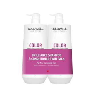 ByFashion.ru - Goldwell Dualsenses Color Brilliance – Шампунь и кондиционер  для окрашенных волос, 2*1000 мл