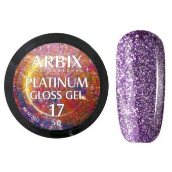 ByFashion.ru - Жидкая слюда для дизайна ногтей ARBIX Platinum Gel 017, 5 гр