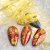 ByFashion.ru - Набор: Переводная фольга голографик для дизайна ногтей (литья) новогодний принт золото + клей