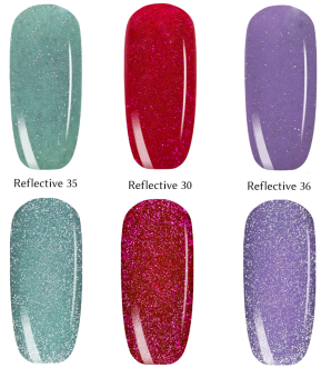 ByFashion.ru - Elpaza Reflective - набор светоотражающих гель-лаков (35, 30, 36), 3 шт.