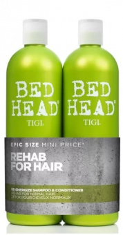 ByFashion.ru - TIGI Bed Head Urban Anti+dotes Re-Energize - Шампунь и кондиционер для нормальных волос уровень 1, 2*750 мл