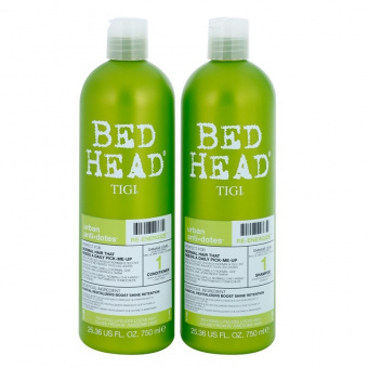 ByFashion.ru - TIGI Bed Head Urban Anti+dotes Re-Energize - Шампунь и кондиционер для нормальных волос уровень 1, 2*750 мл