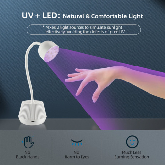 ByFashion.ru - Лампа для сушки гель-лака Лотос UV+LED, 24W