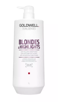 ByFashion.ru - Goldwell Dualsenses Blondes & Highlights – Шампунь и кондиционер для нейтрализации желтизны, 2*1000 мл