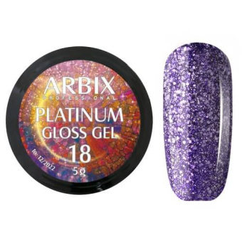 ByFashion.ru - Жидкая слюда для дизайна ногтей ARBIX Platinum Gel 018, 5 гр