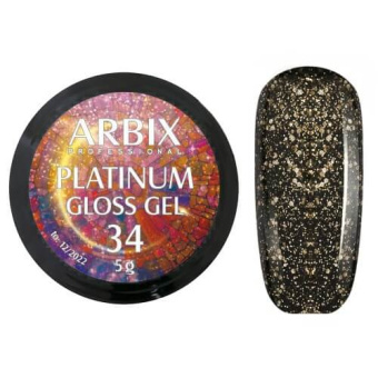 ByFashion.ru - Жидкая слюда для дизайна ногтей ARBIX Platinum Gel 034, 5 гр