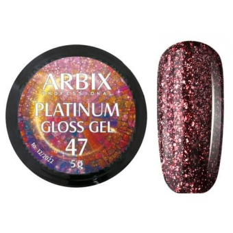 ByFashion.ru - Жидкая слюда для дизайна ногтей ARBIX Platinum Gel 047, 5 гр