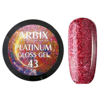 ByFashion.ru - Жидкая слюда для дизайна ногтей ARBIX Platinum Gel 043, 5 гр