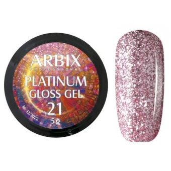 ByFashion.ru - Жидкая слюда для дизайна ногтей ARBIX Platinum Gel 021, 5 гр