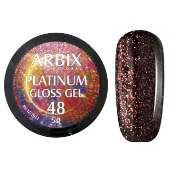 ByFashion.ru - Жидкая слюда для дизайна ногтей ARBIX Platinum Gel 048, 5 гр