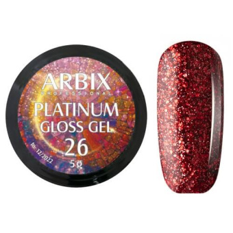 ByFashion.ru - Жидкая слюда для дизайна ногтей ARBIX Platinum Gel 026, 5 гр